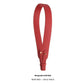 Adjustable Textured Leather Handbag Strap with Gold Clasp