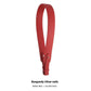 Adjustable Textured Leather Handbag Strap with Gold Clasp