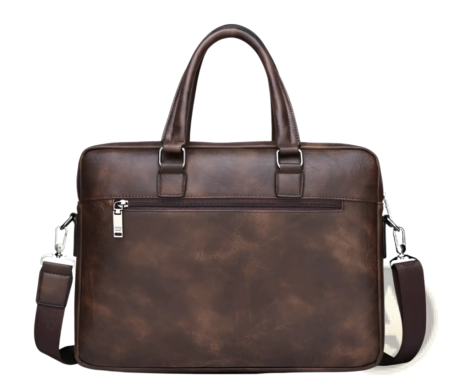 Leather Briefcase Shoulder Bag for Men Premium Pu