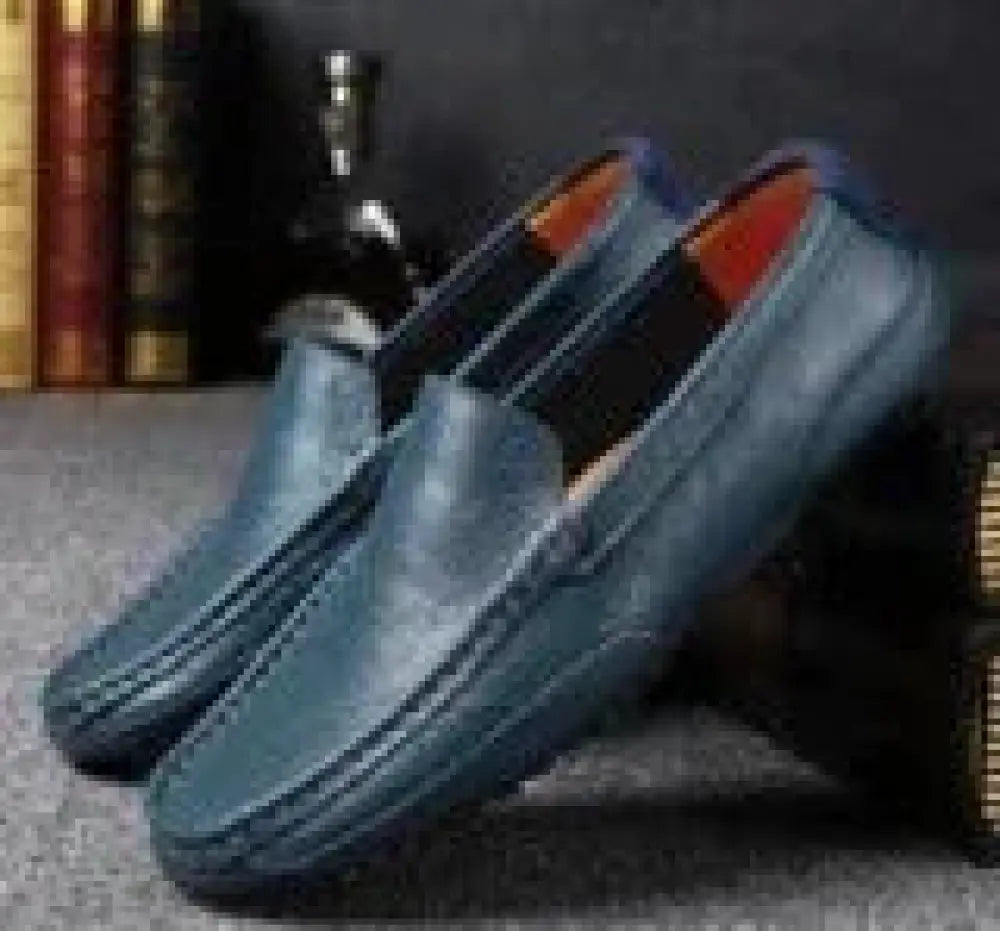 Men's Soft Leather Slip on Loafers and Casual Shoes