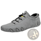 Leather Casual Shoes Suede Slip on Wavy Sole Sneakers