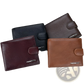 Leather Cowhide Wallet Multifunctional Bifold Clutch