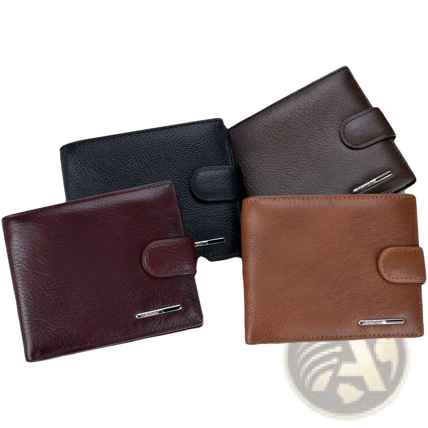 Leather Cowhide Wallet Multifunctional Bifold Clutch
