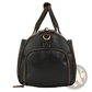Leather Duffle Bag Vintage Large Folding Travel Bag