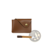 Leather Elephant Bag Charm and Slim Card Holder Set