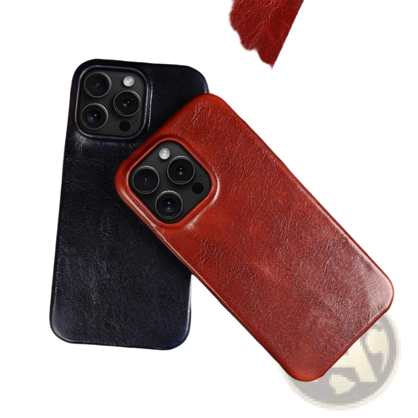 Leather Iphone Case Vintage Horse Oil Drop Resistant