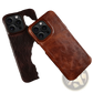Leather Iphone Case Vintage Horse Oil Drop Resistant