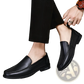 Leather Loafers Breathable Hollow Business Shoes