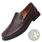 Leather Loafers Breathable Hollow Business Shoes