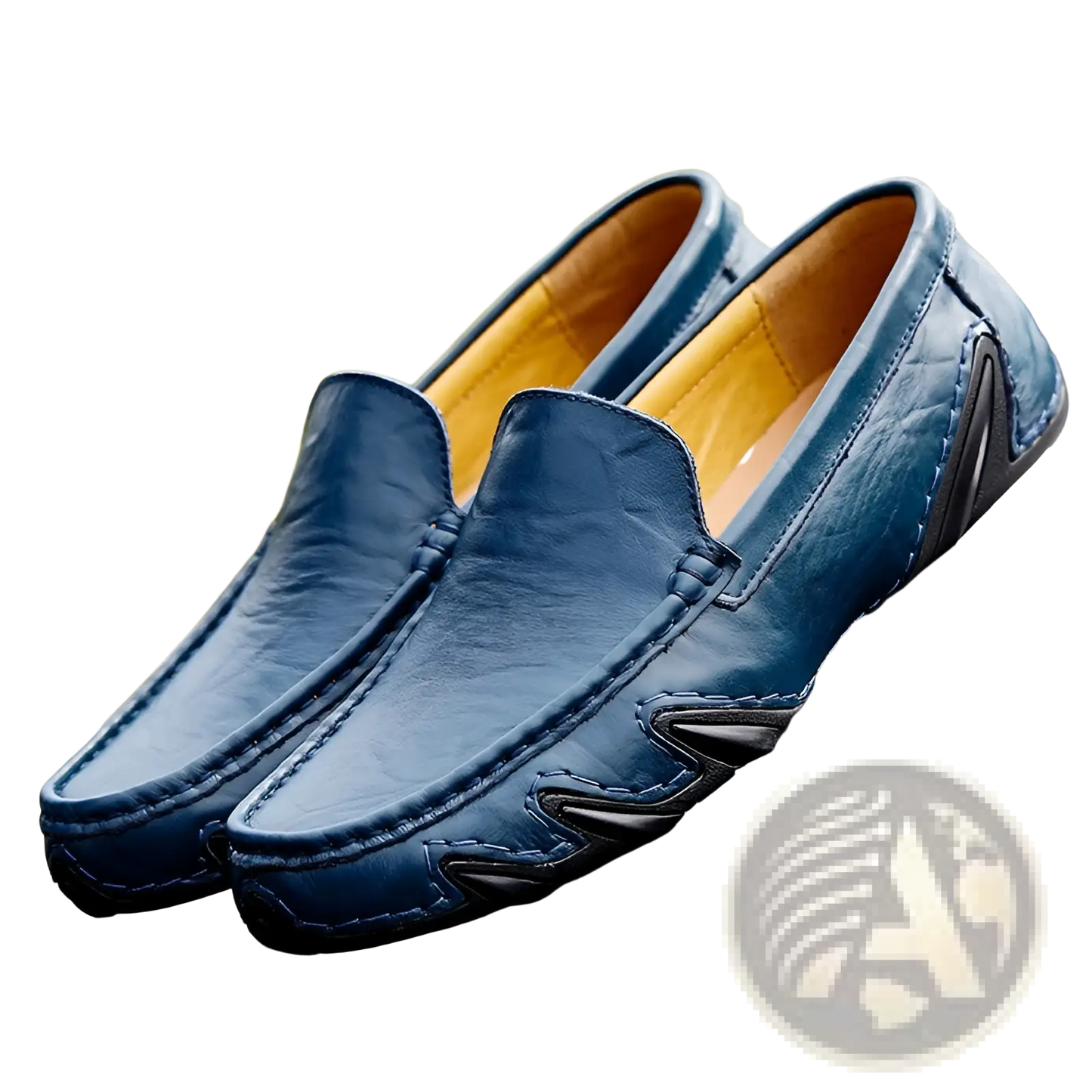 Leather Loafers for Men Retro British Style Shoes