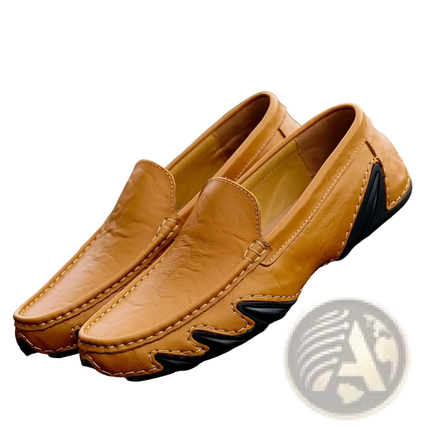 Leather Loafers for Men Retro British Style Shoes