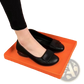 Leather Loafers with Square Toe and Bow Detail
