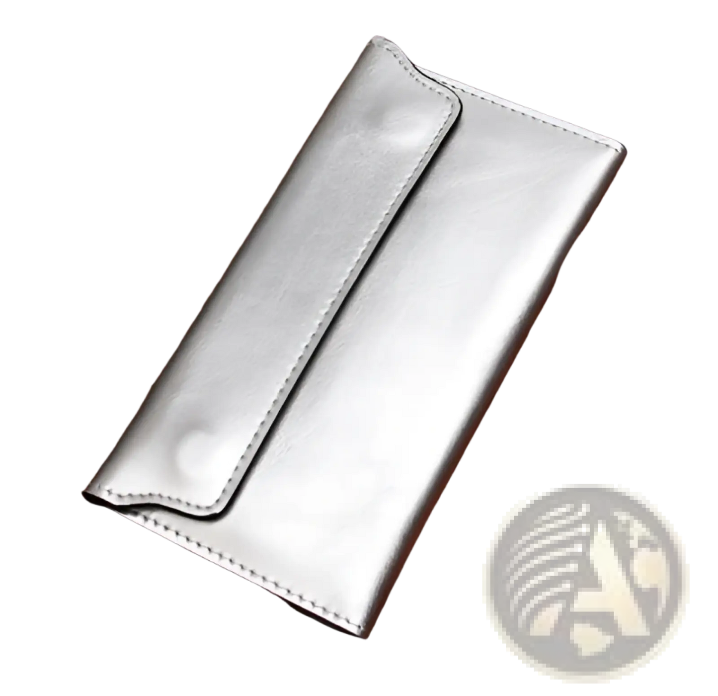 Leather Long Wallet Slim Minimalist Cowhide Clutch