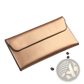 Leather Long Wallet Slim Minimalist Cowhide Clutch