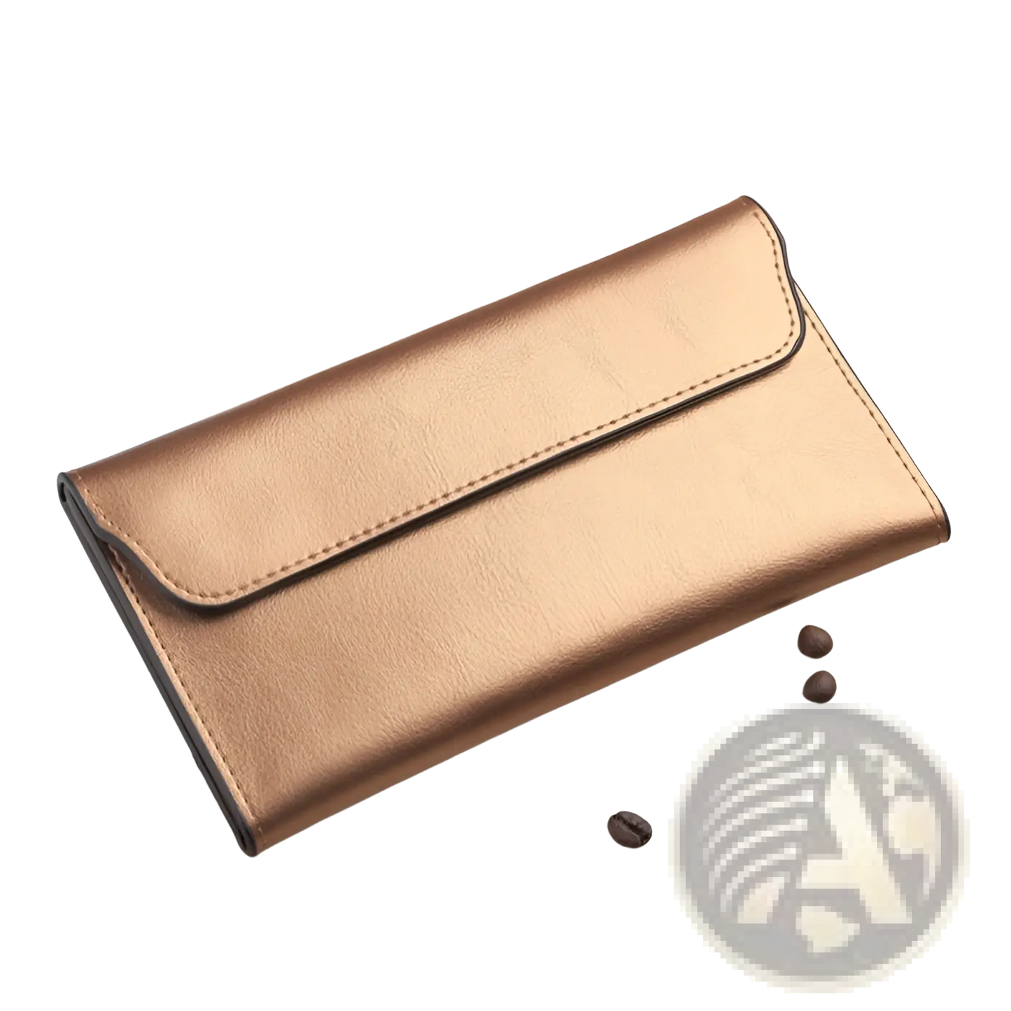 Leather Long Wallet Slim Minimalist Cowhide Clutch