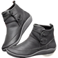 Leather Martin Boots Faux Fur Lined Winter Snow Shoes