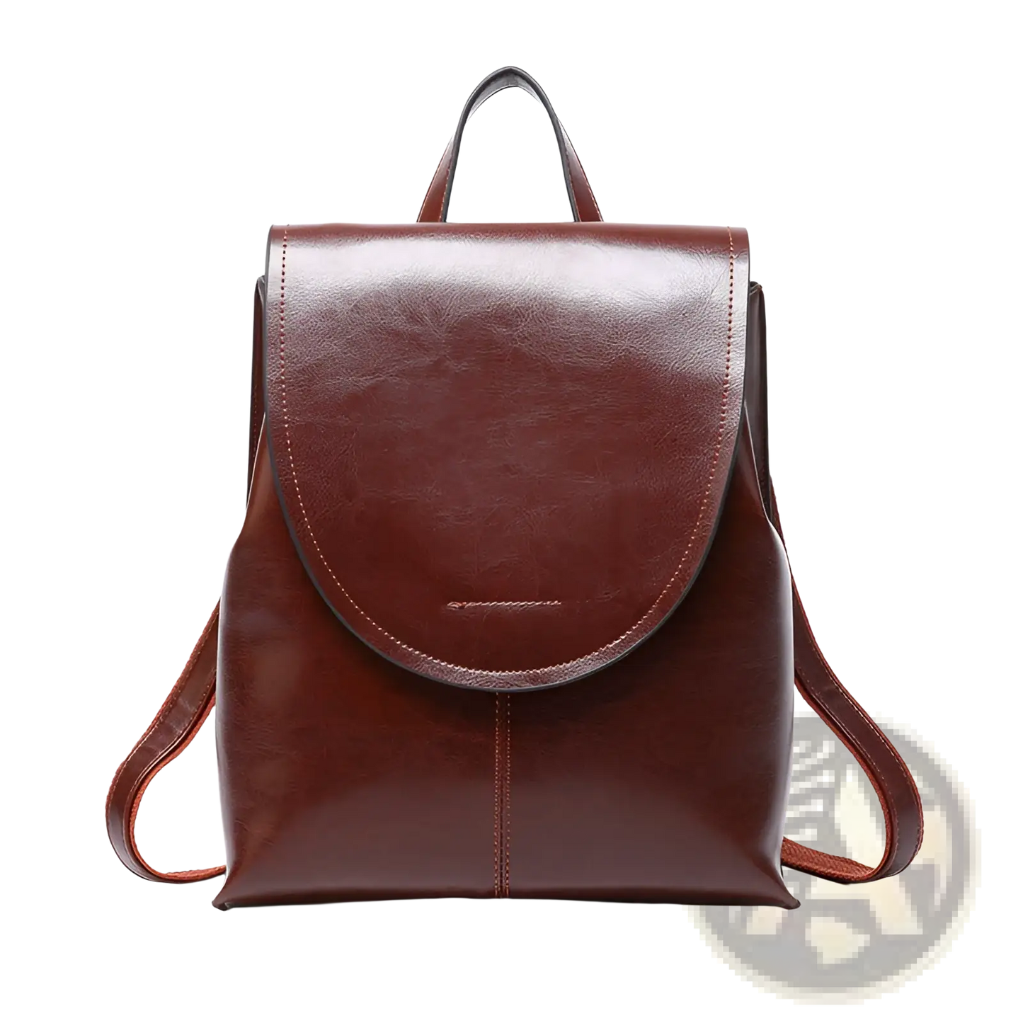Leather Messenger Backpack Retro Fashion Bag