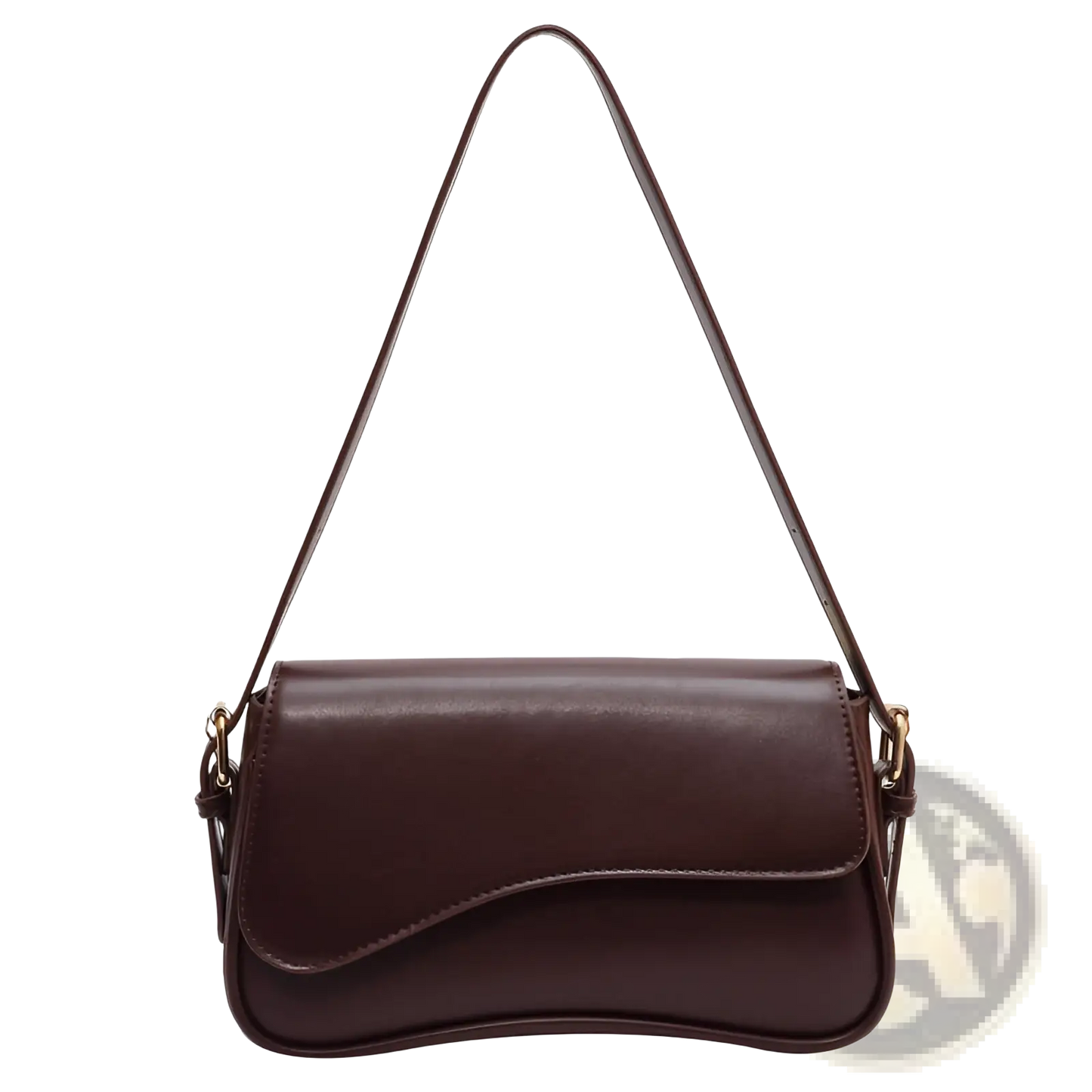 Leather Messenger Bag Minimalist Crossbody Organ Bag