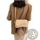 Leather Messenger Bag Minimalist Crossbody Organ Bag