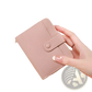 Leather Mini Organ Wallet with Button Closure