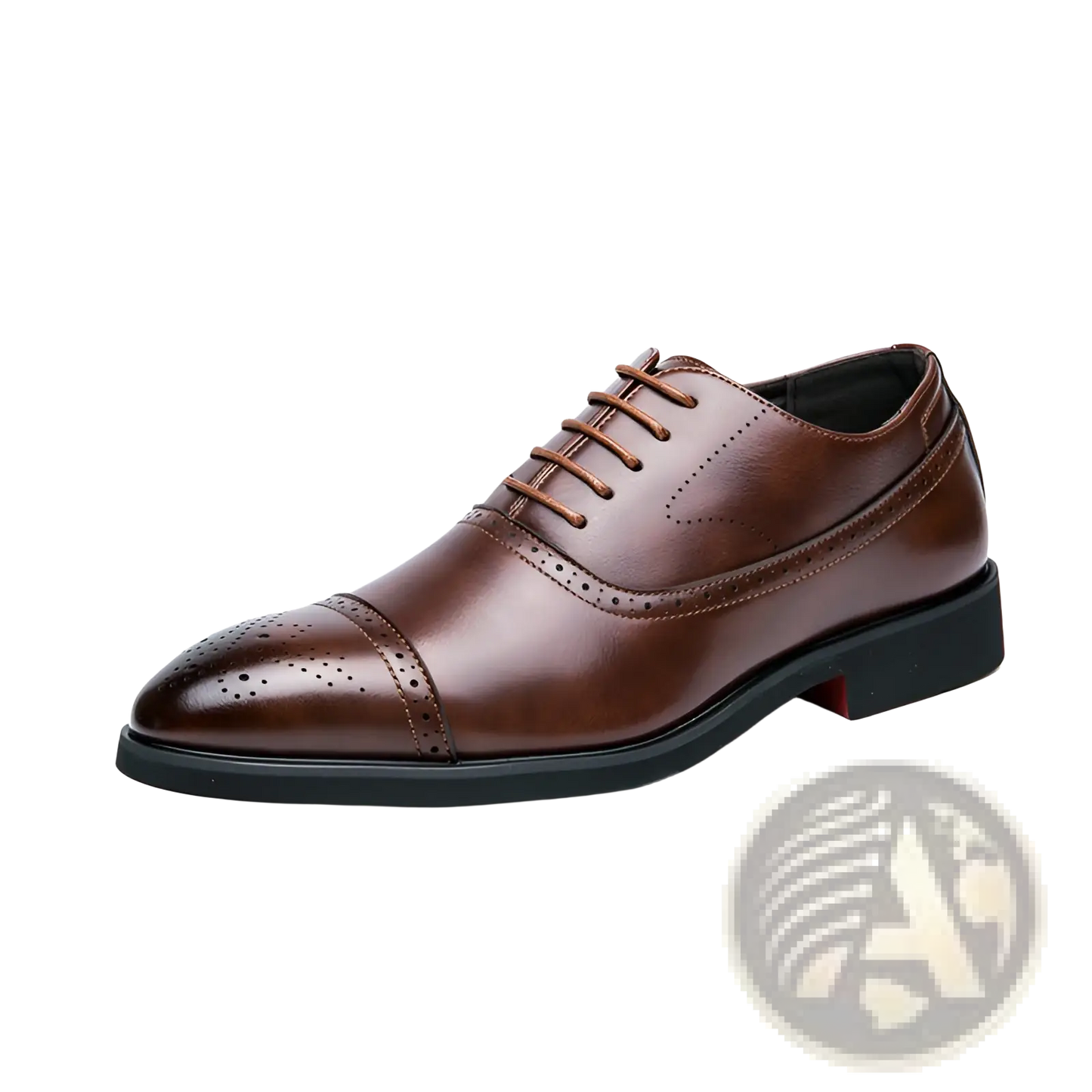 Leather Oxford Shoes Men's Business Casual Brogue