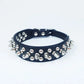 Studded Spiked Leather Dog Collar for Small and Medium Breeds