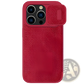 Leather Phone Case with Camera Slider for Iphone 15