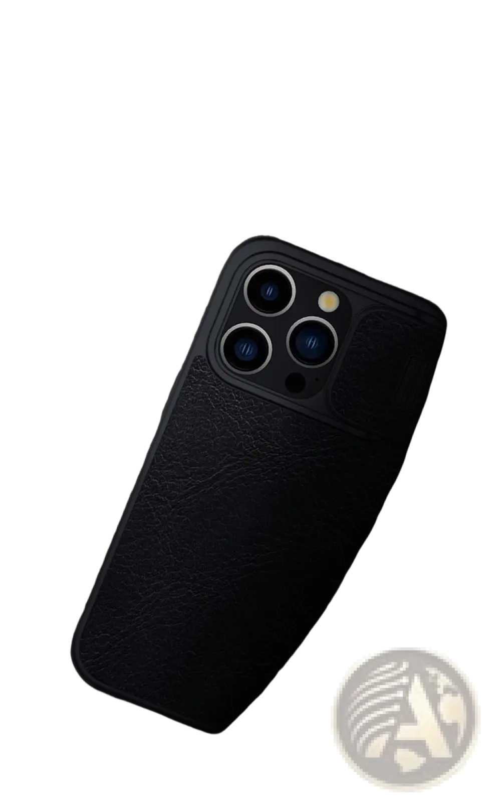 Leather Phone Case with Camera Slider for Iphone 15