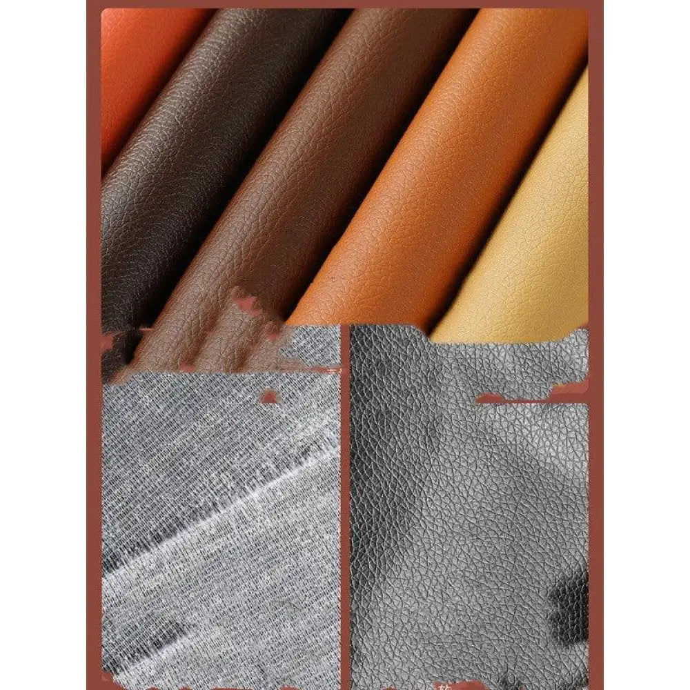 Black Self Adhesive Pebbled Leather Repair Patch Roll