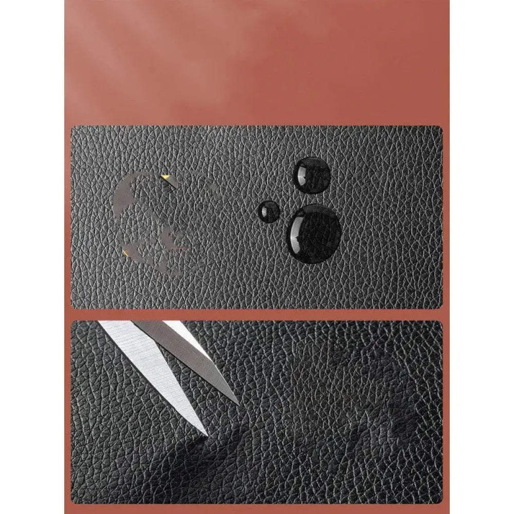 Black Self Adhesive Pebbled Leather Repair Patch Roll