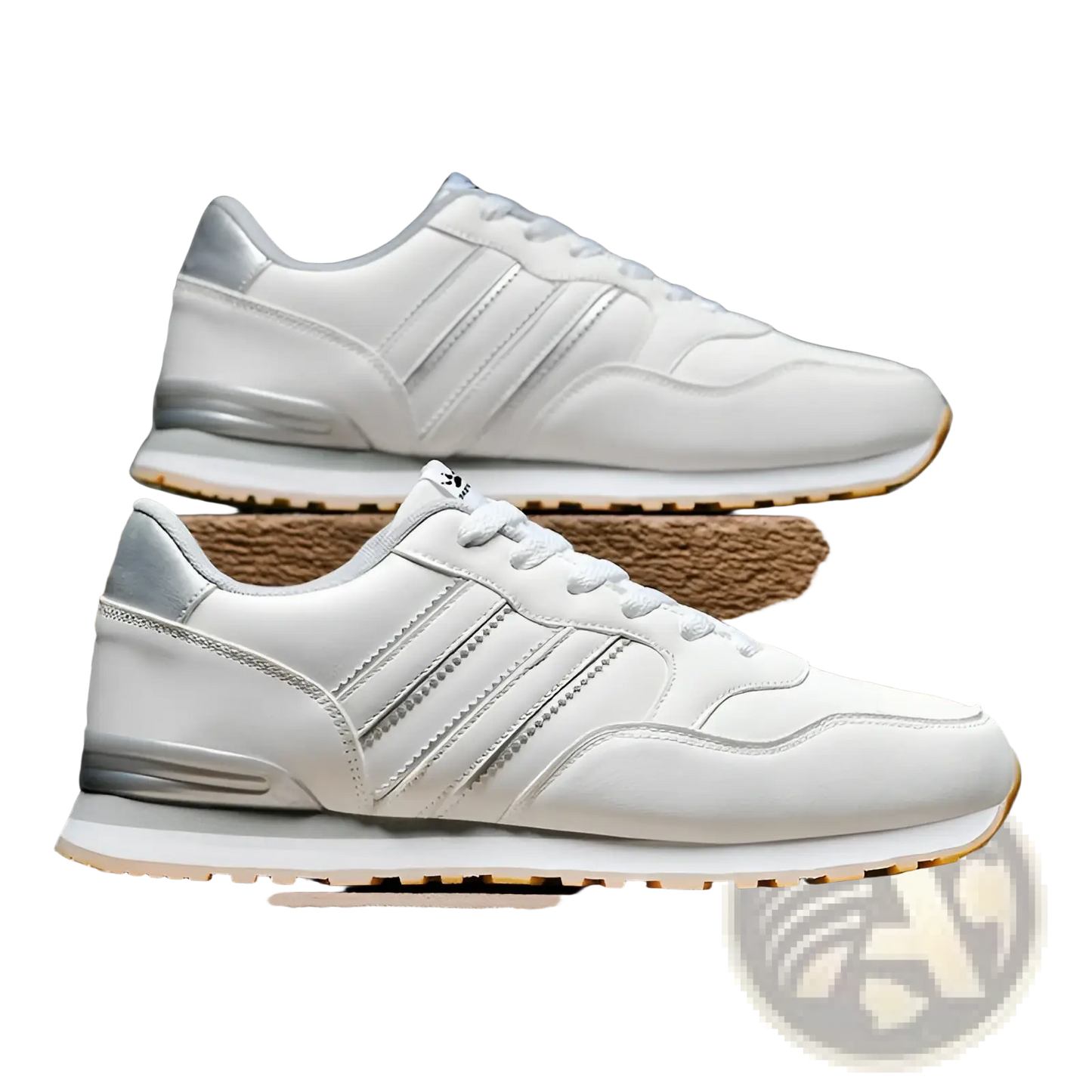 Leather Running Sports Shoes Retro Casual Sneakers