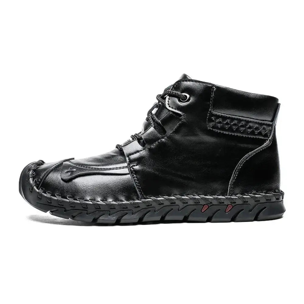 Arbaglobal Men's Handcrafted Leather Casual Ankle Boots