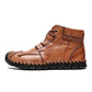 Arbaglobal Men's Handcrafted Leather Casual Ankle Boots