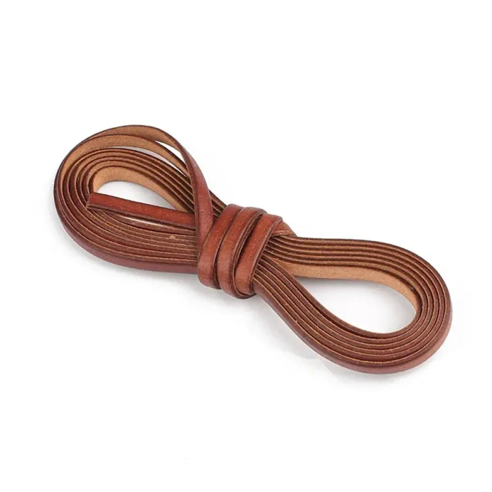 Handmade Genuine Leather Cord for Diy Crafting Projects
