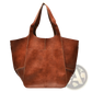 Leather Tote Bag Large Capacity Soft Slouchy Shoulder Bag