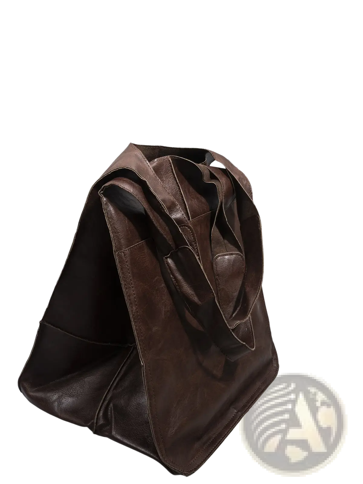 Leather Tote Bag Large Capacity Soft Slouchy Shoulder Bag