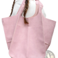 Leather Tote Bag Large Capacity Soft Slouchy Shoulder Bag