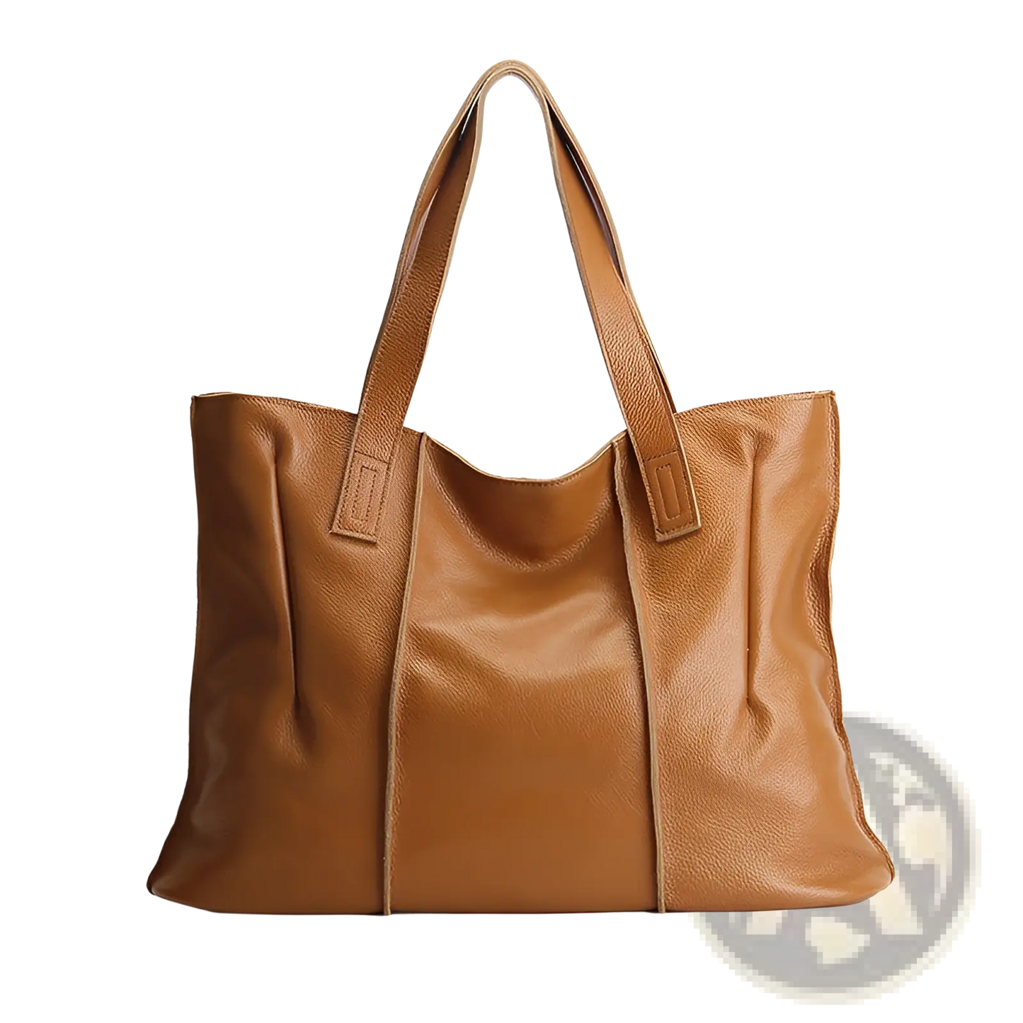 Leather Tote Bag Pebbled Cowhide Shoulder Handbag
