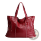 Leather Tote Bag Pebbled Cowhide Shoulder Handbag
