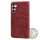 Leather Wallet Phone Case with Magnetic Card Slot