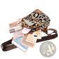Leopard Print Crossbody Bag with Headphone Jack