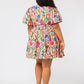 Leota Women's Alena Floral Dress Brown