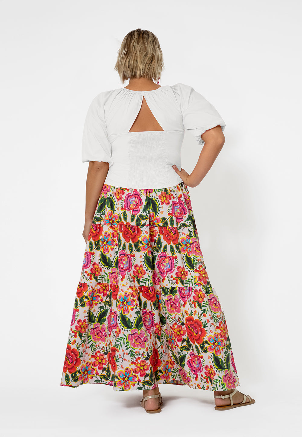 Leota Women's Maxi Evelyn Skirt Red