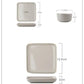 Luxury Pink and Gold Script Ceramic Couple Dinnerware Set