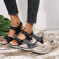 Lightweight Fish Mouth Velcro Sport Sandals for Women