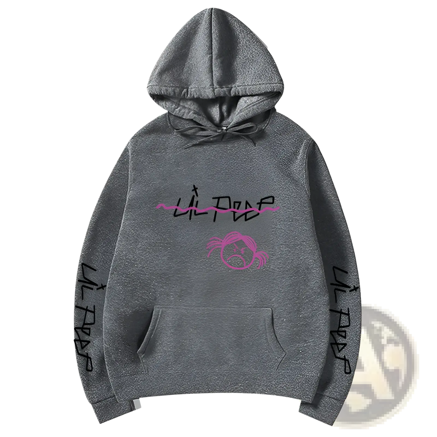 Lil Peep Graphic Print Pullover Hooded Sweatshirt