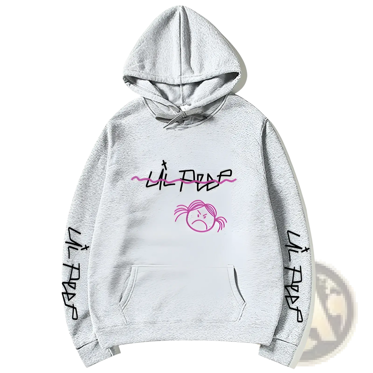 Lil Peep Graphic Print Pullover Hooded Sweatshirt