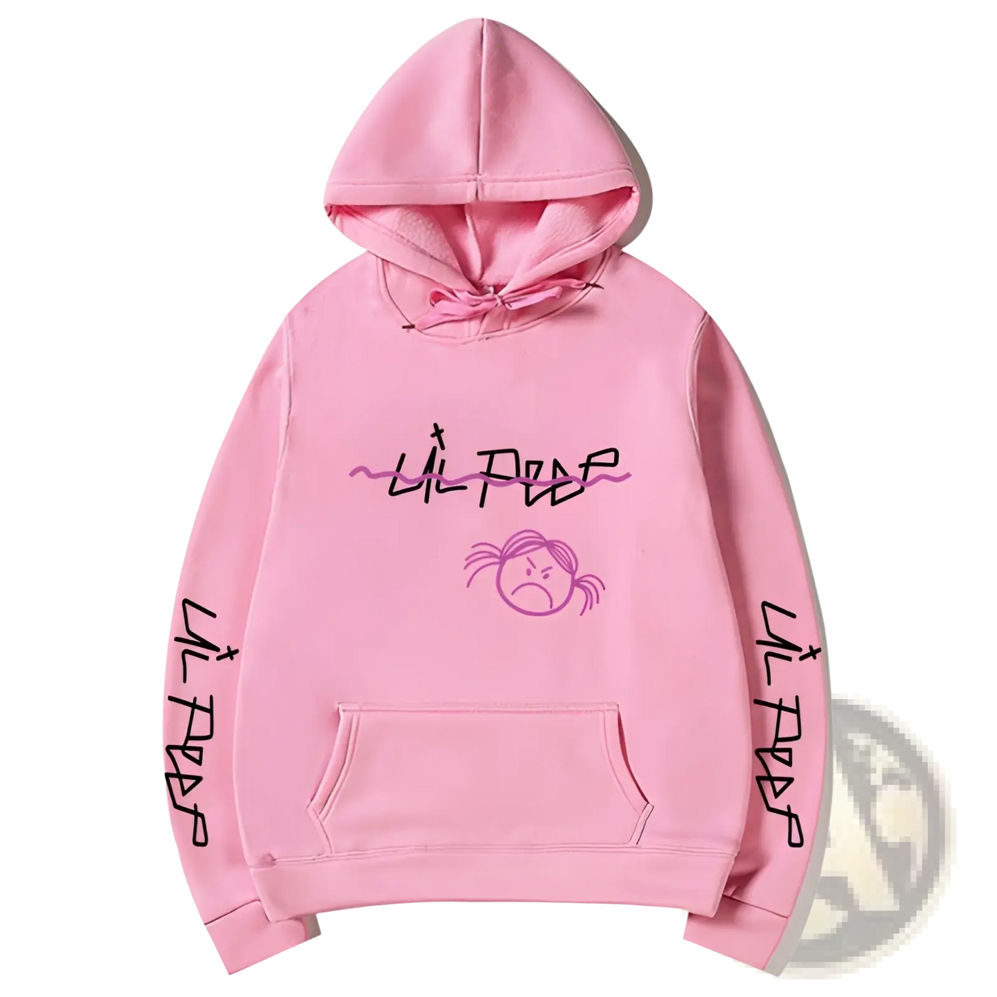 Lil Peep Graphic Print Pullover Hooded Sweatshirt