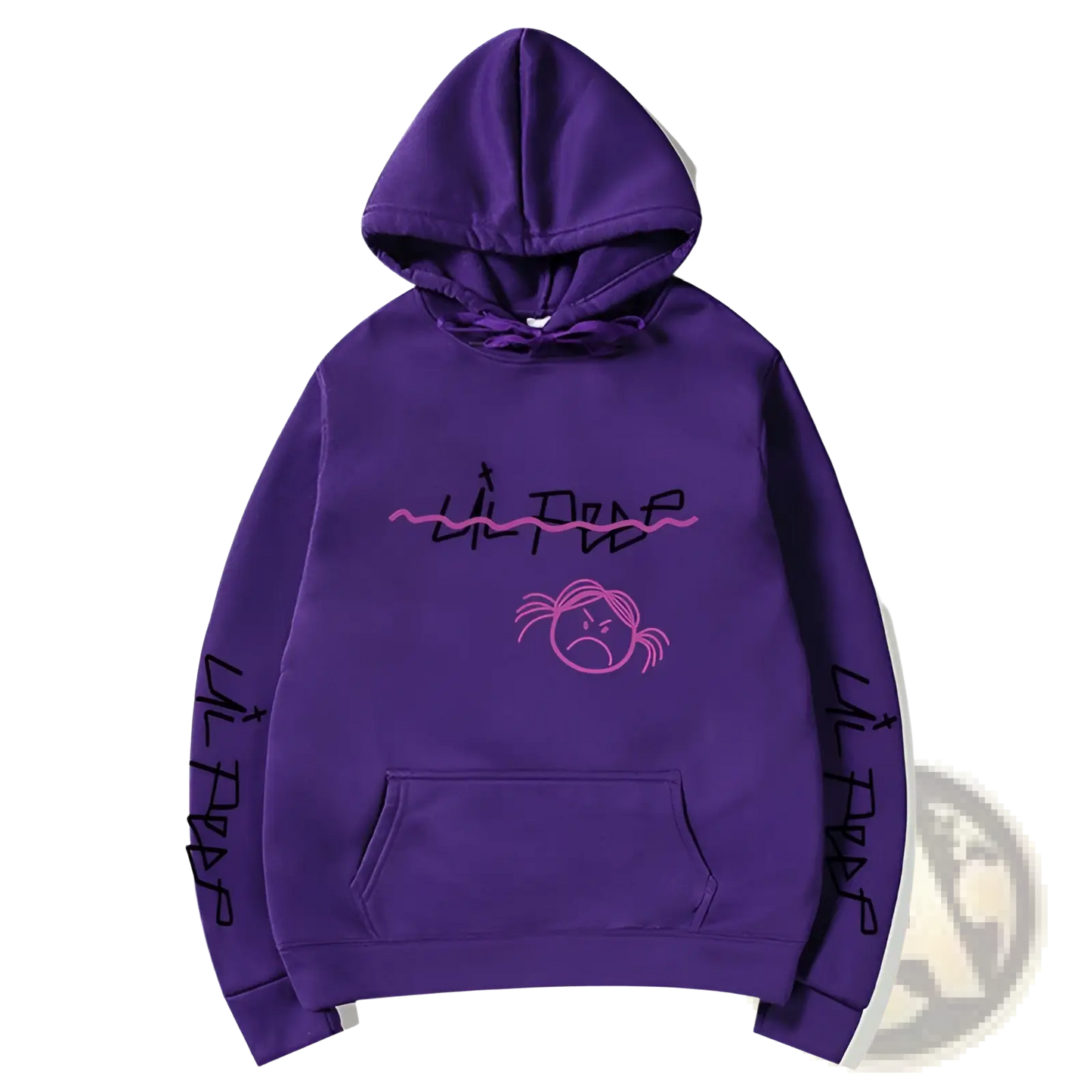 Lil Peep Graphic Print Pullover Hooded Sweatshirt