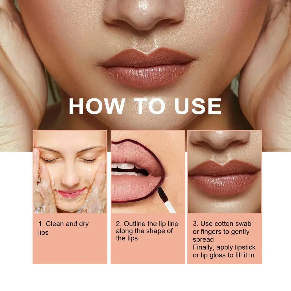 Ouhoe Waterproof Plumping Lip Liner and Gloss Pen